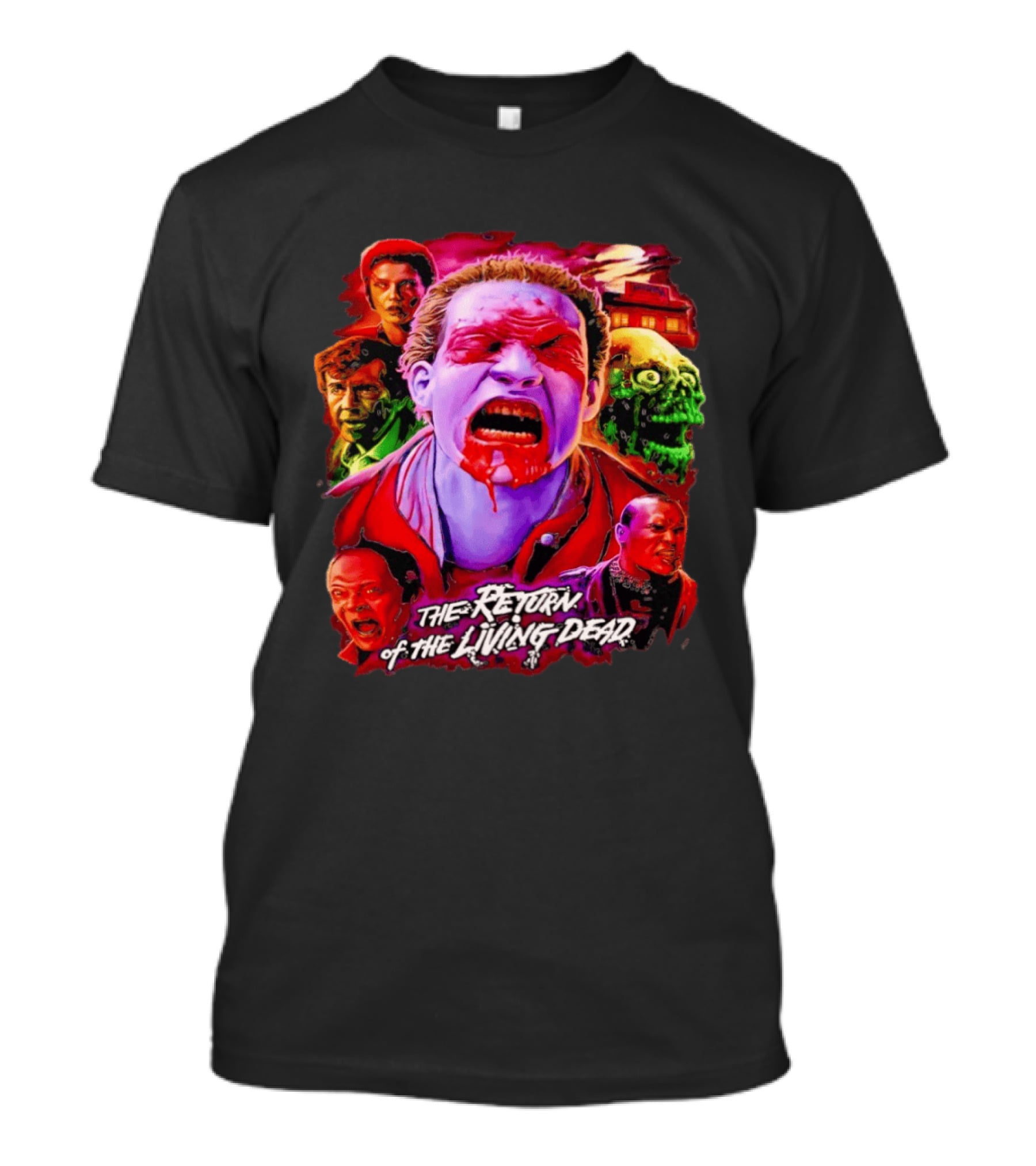 The Return Of The Living Dead I Can Smell Your Brains Horror Characters T-Shirt