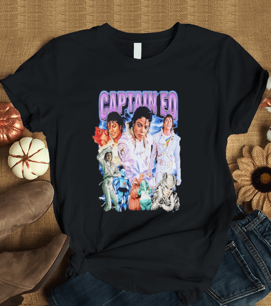 Captain EO Michael Jackson Sci Fi Adventure Cast Characters T-Shirt