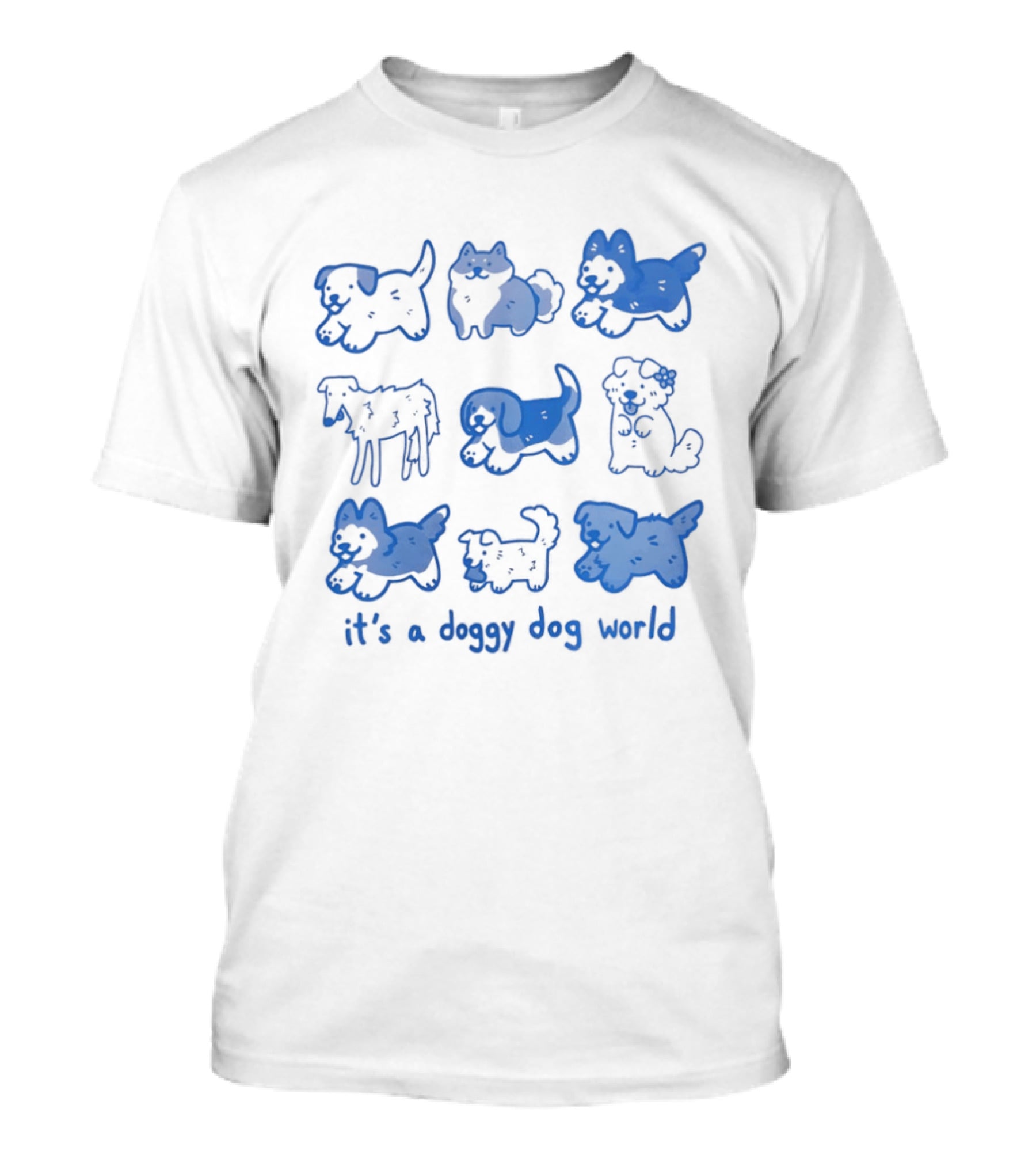 It's A Doggy Dog World Puppy T-Shirt