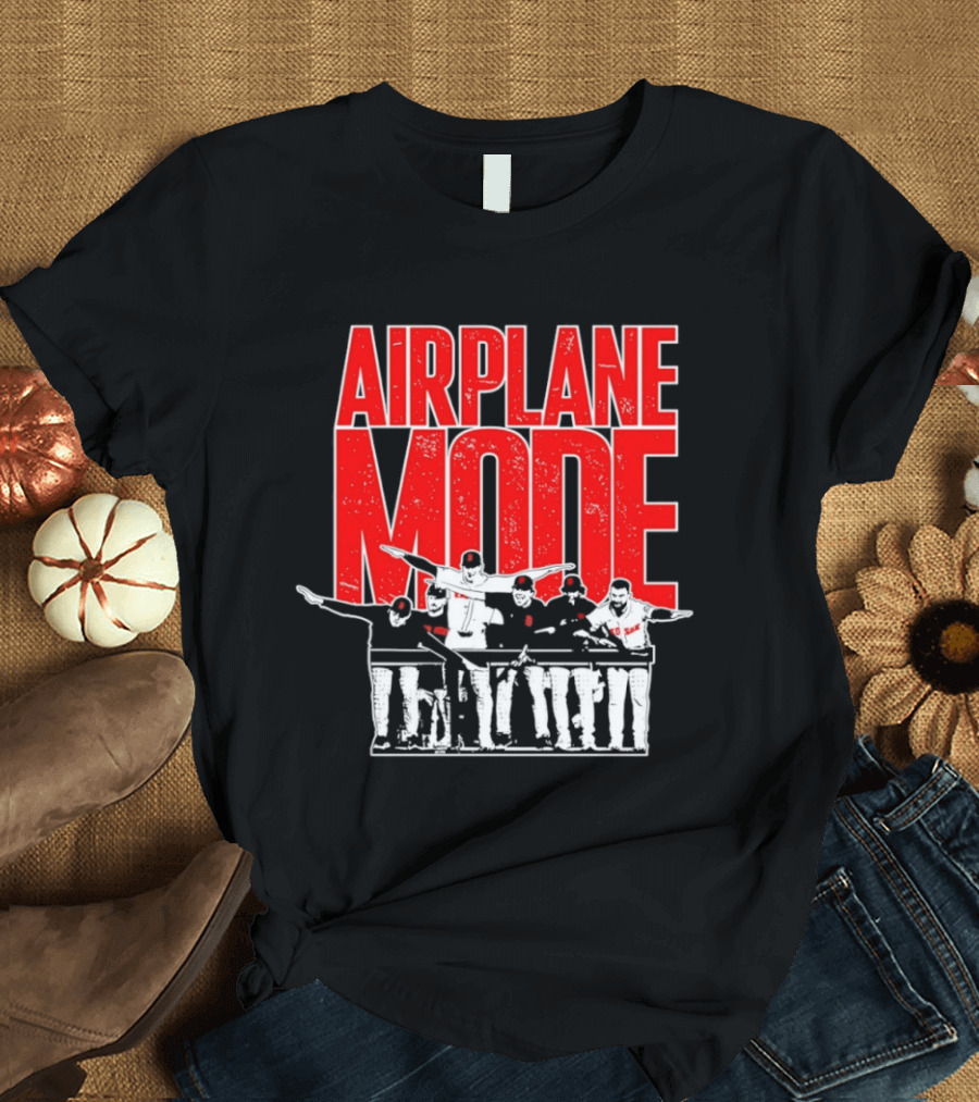 Boston Red Sox Airplane Mode Celebration T-Shirt