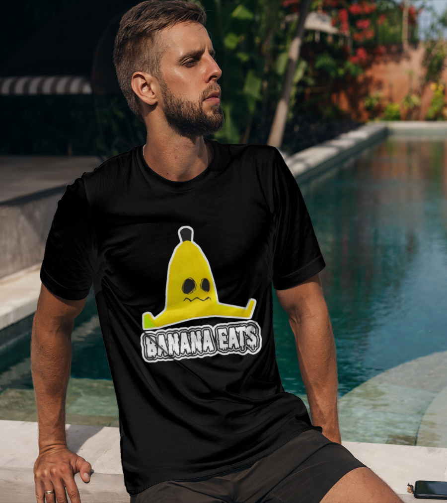 Banana Eats Game Inspired Funny Yellow T-Shirt