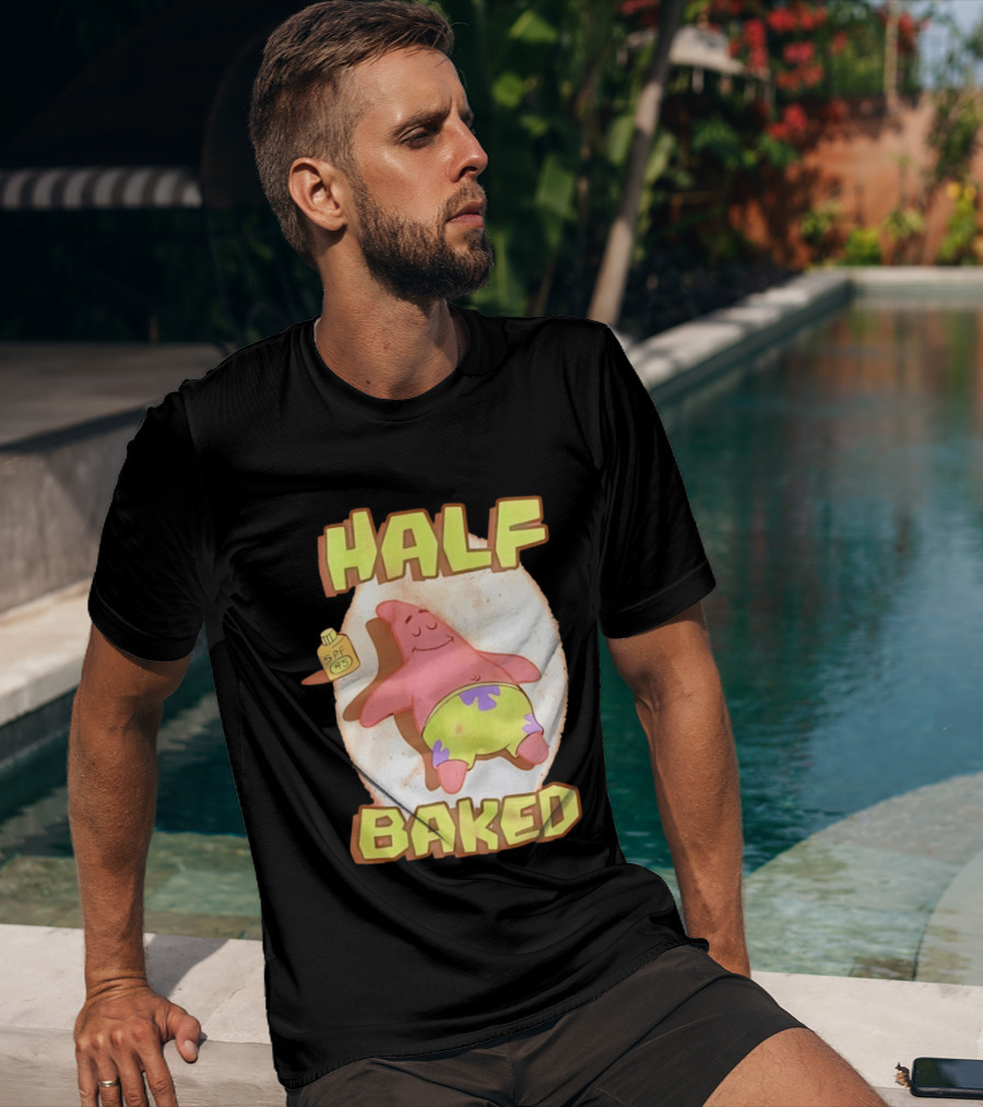 Patrick Star Half Baked SPF 45 Sunscreen Relaxation T-Shirt