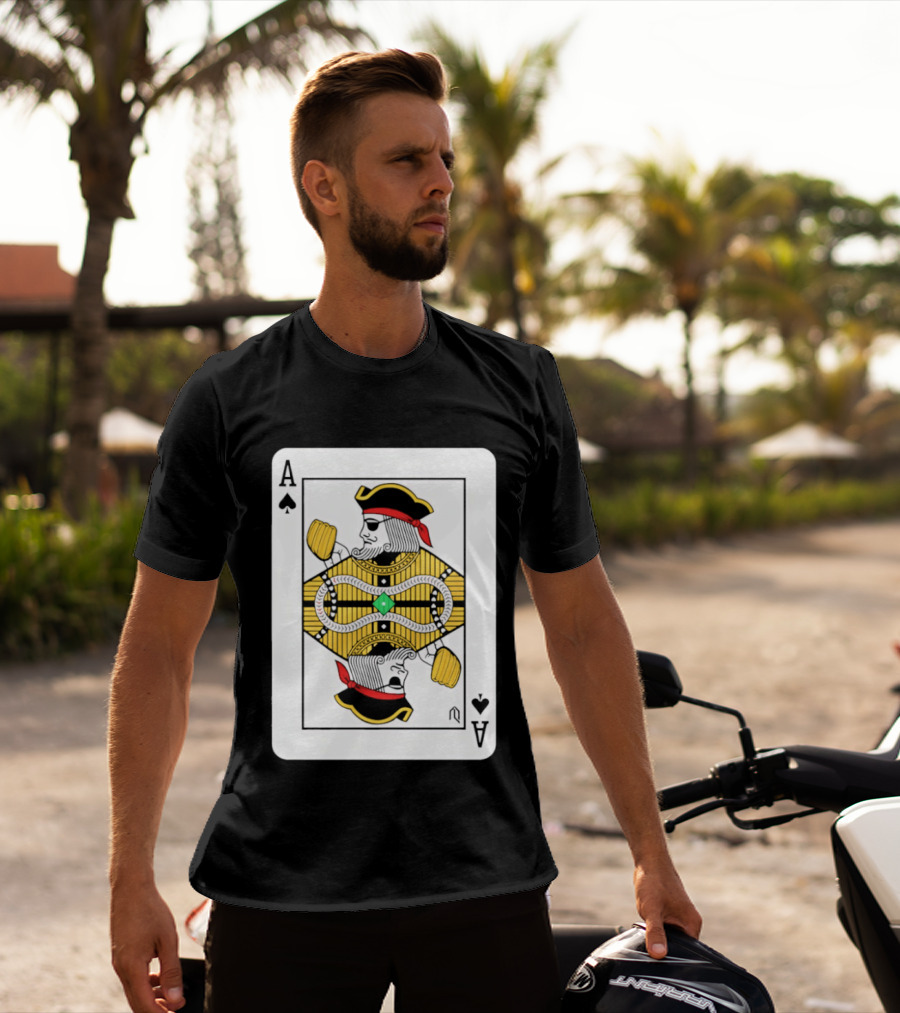 Pittsburgh Pirates Ace Of Spades Playing Card Baseball T-Shirt
