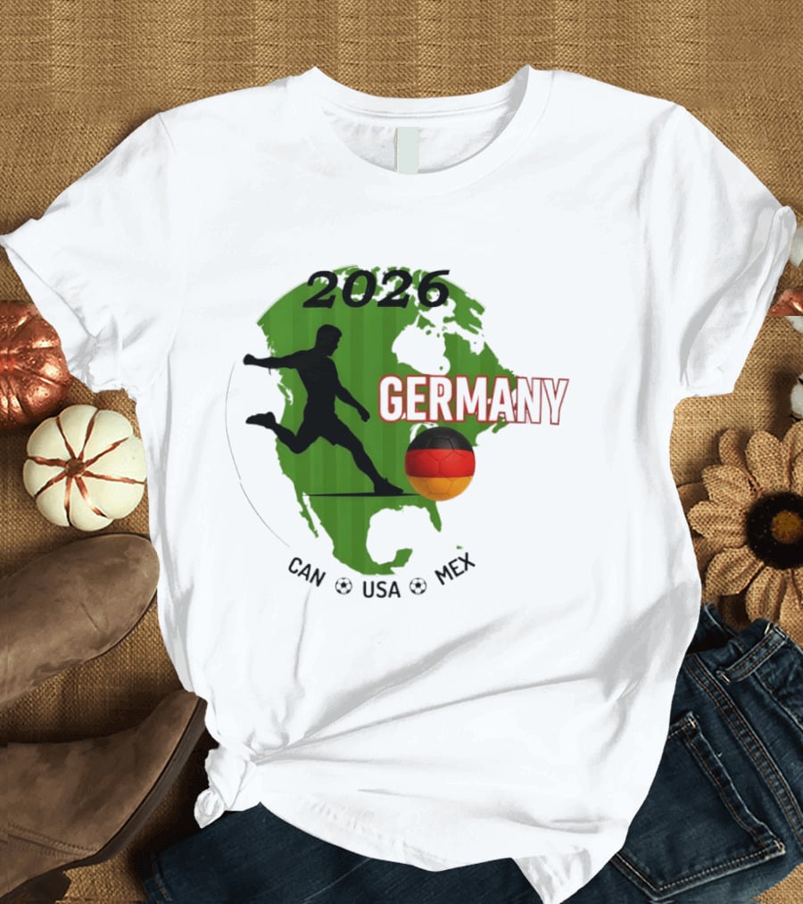 2026 Germany Football CAN USA MEX Soccer World Cup T-Shirt