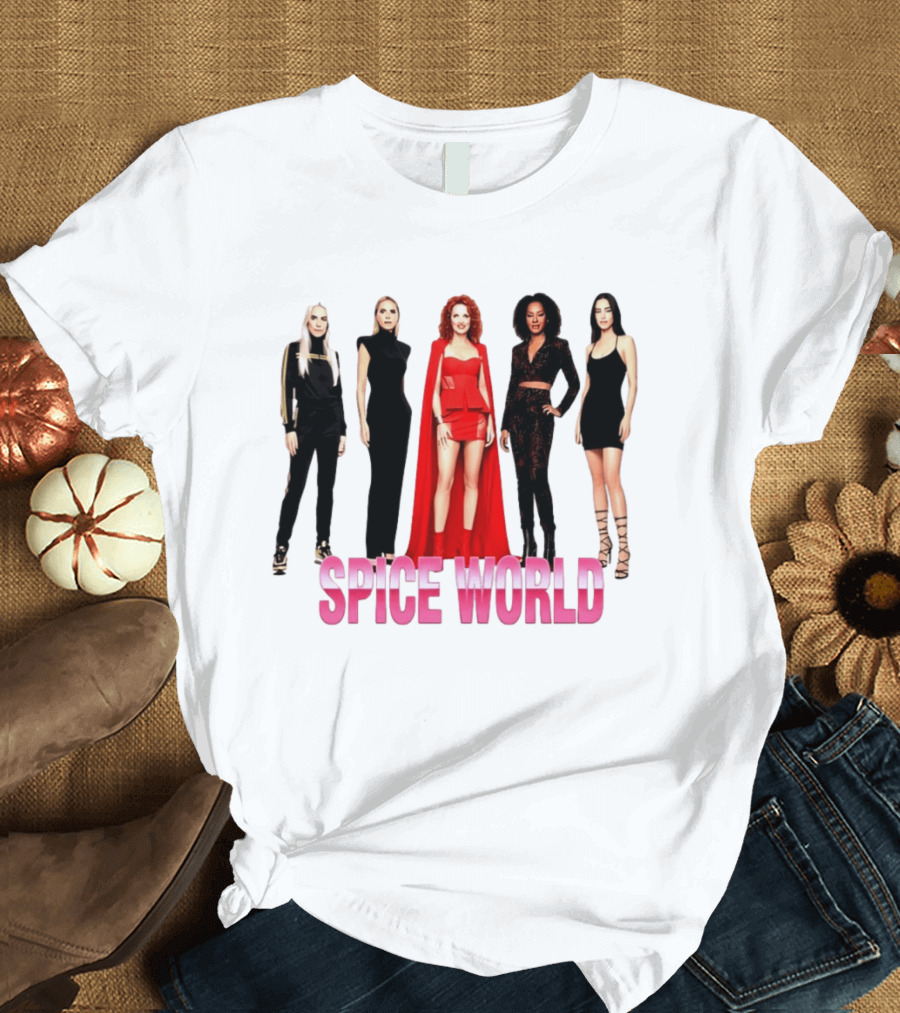 Spice World 90s Girls Music Fashion T-Shirt