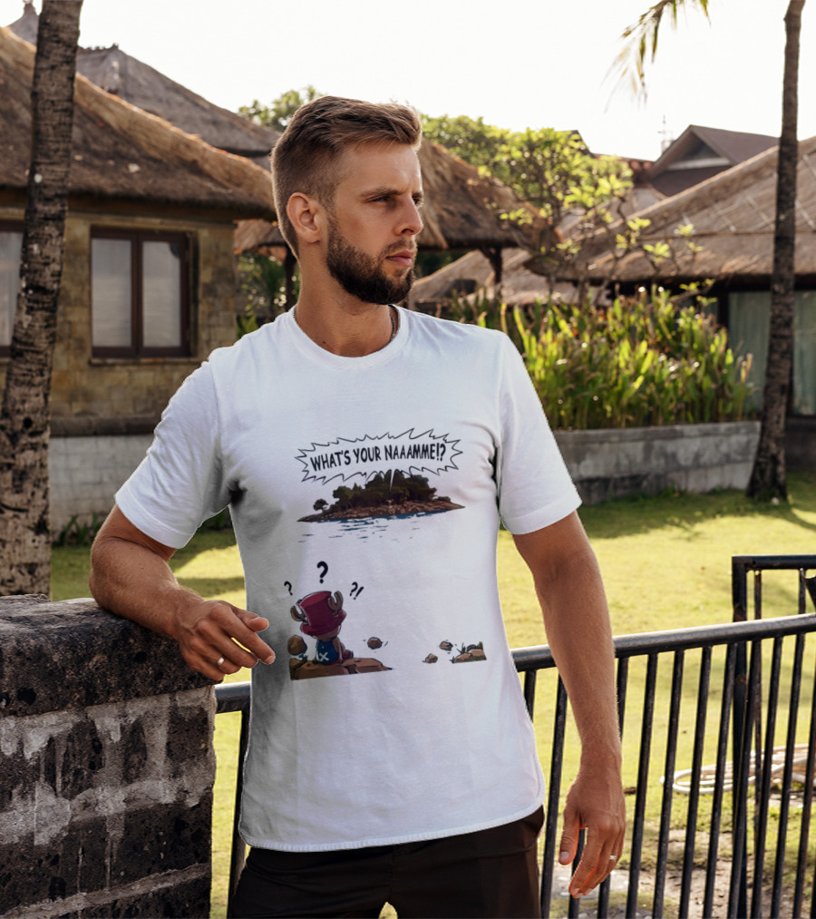 Tony Tony Chopper What's Your Name Island Question Marks T-Shirt