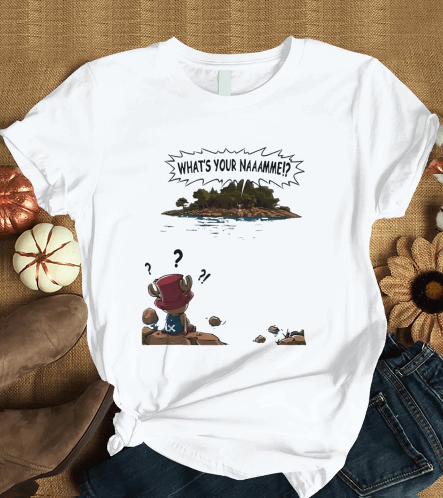 Tony Tony Chopper What's Your Name Island Question Marks T-Shirt