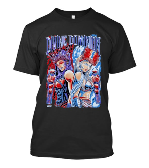 Divine Dominion AEW Megan Bayne Lena Kross Wrestling Champions T-Shirt