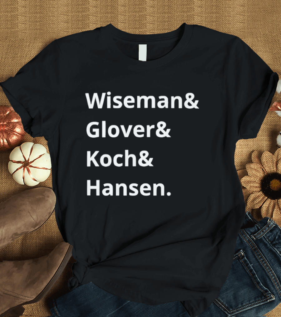Wiseman Glover Koch Hansen Artemis II Moon Mission Crew T-Shirt