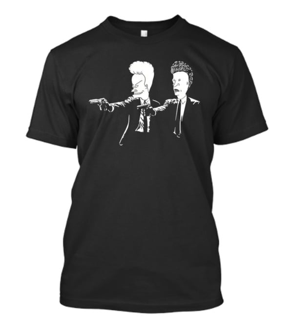 Pulp Fiction Slackers Suit Up Iconic Duo Pose T-Shirt