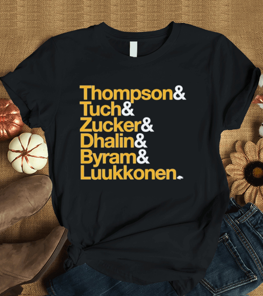 Thompson Tuch Zucker Dahlin Byram Luukkonen Buffalo Sabres 2026 T-Shirt