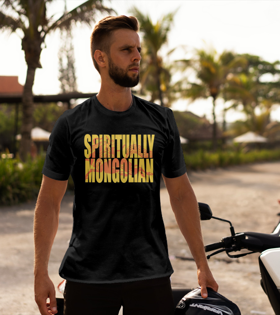 Spiritually Mongolian Traditional Motifs T-Shirt
