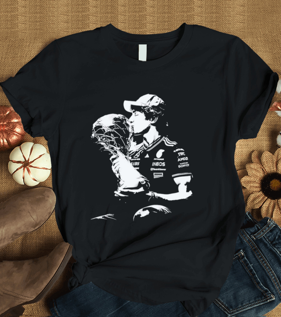 Kimi Antonelli Pole Position Victory Celebration Chinese Grand Prix T-Shirt