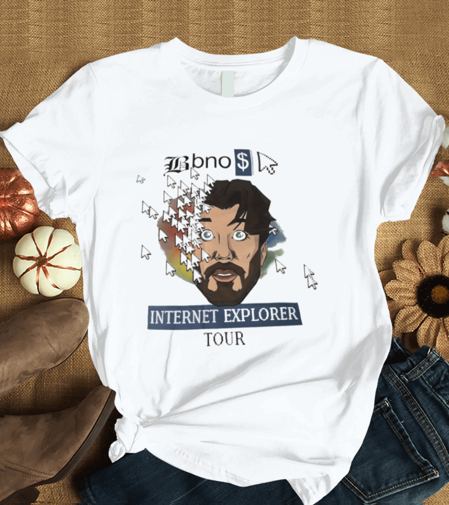 Bbno Internet Explorer Tour Cursor Face T-Shirt
