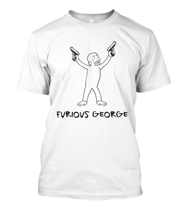 Furious George Monkey Dual Guns T-Shirt