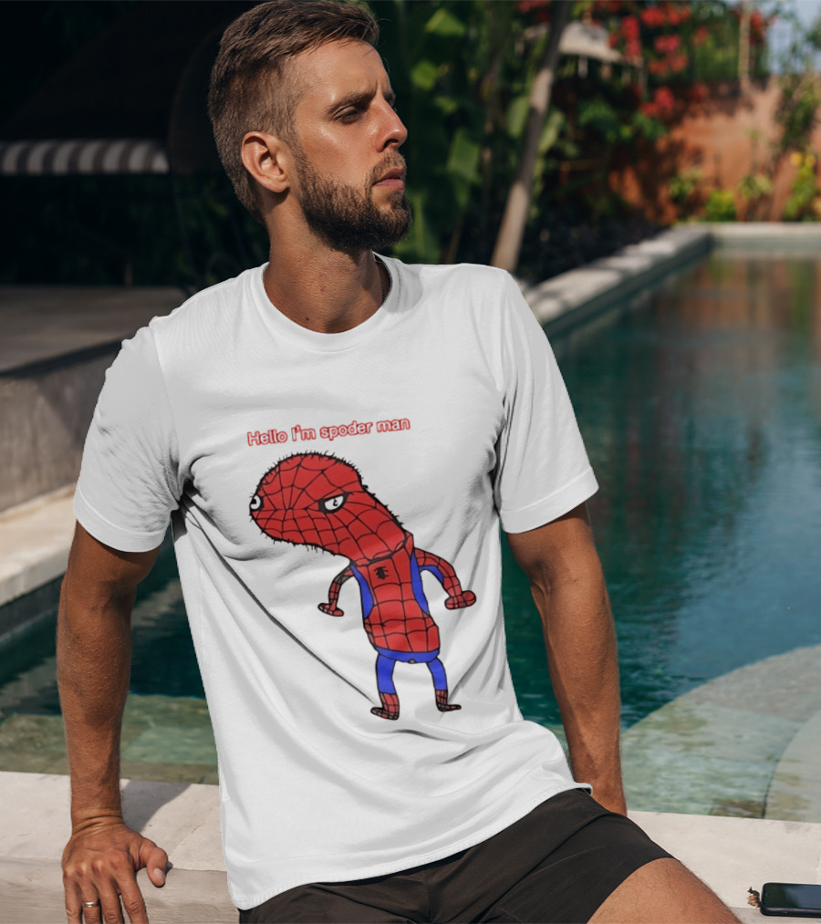 Hello I'm Spoderman Spiderman T-Shirt