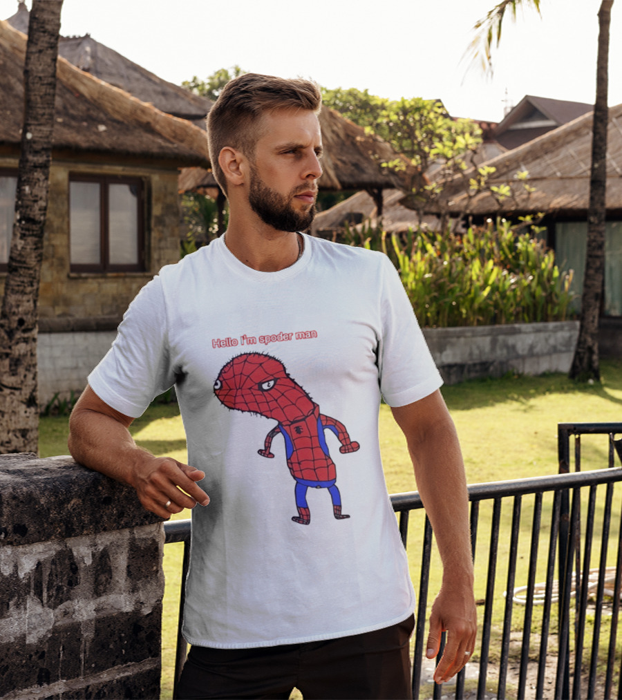 Hello I'm Spoderman Spiderman T-Shirt