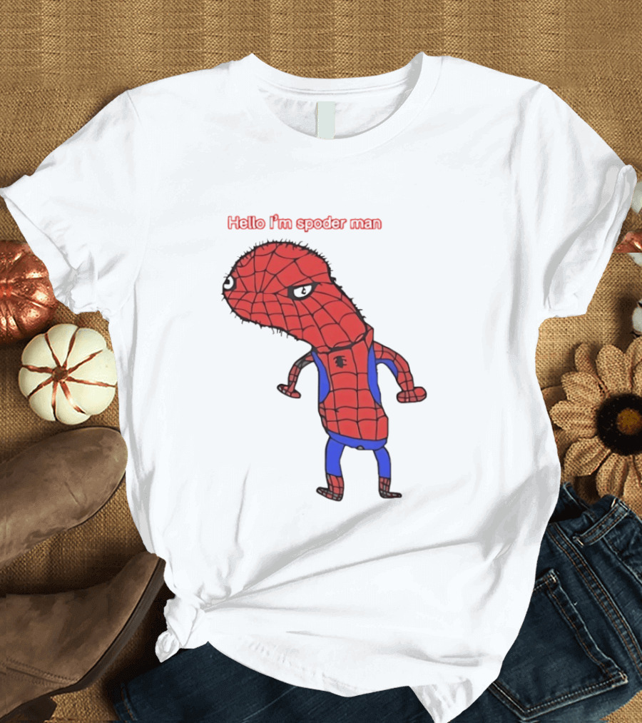 Hello I'm Spoderman Spiderman T-Shirt