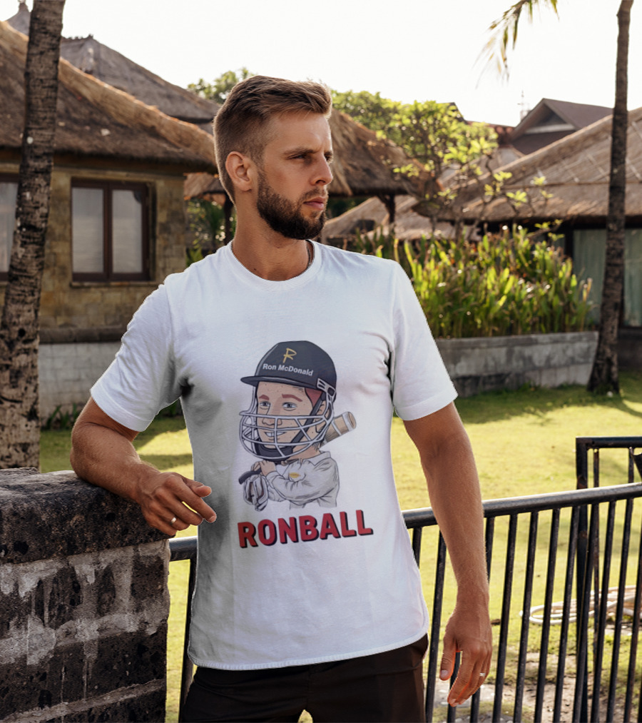 Ron McDonald Cricket Ronball Travis Head T-Shirt