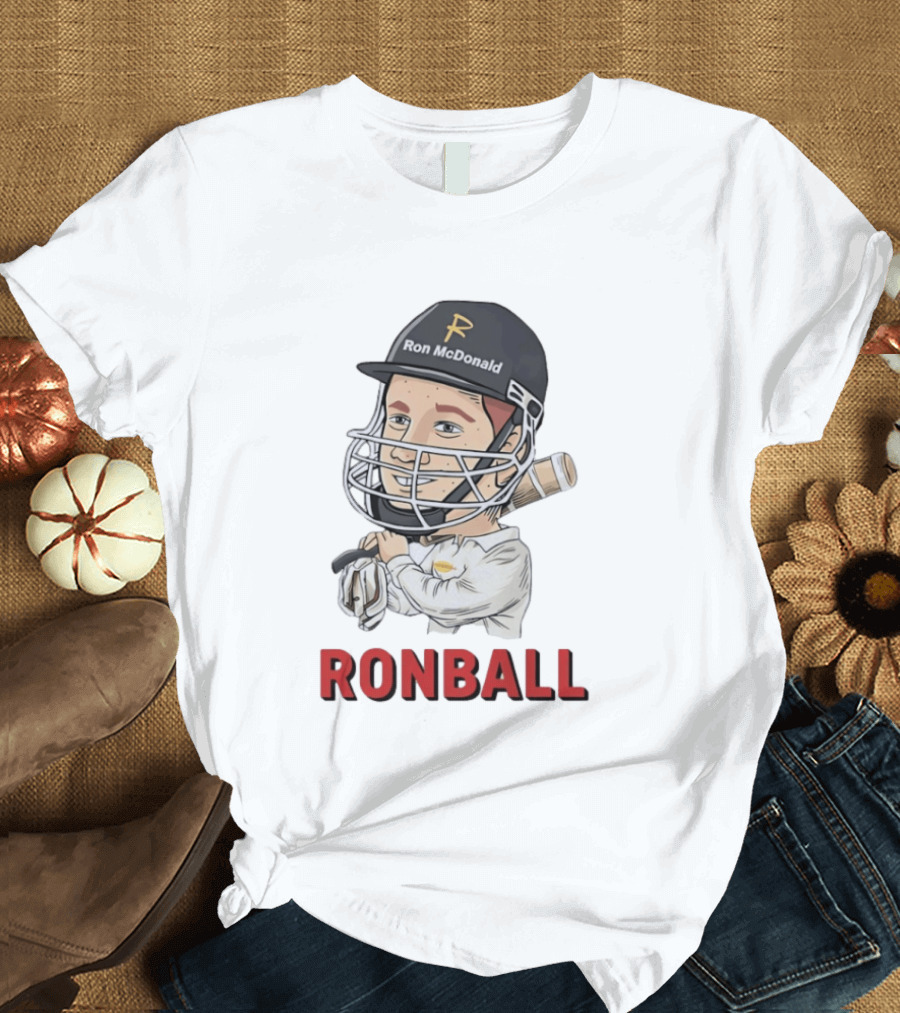 Ron McDonald Cricket Ronball Travis Head T-Shirt
