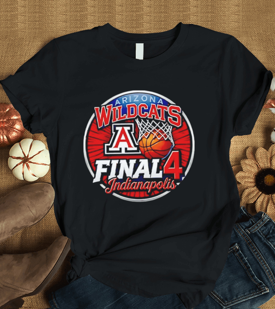 Arizona Wildcats Final 4 Indianapolis Basketball T-Shirt