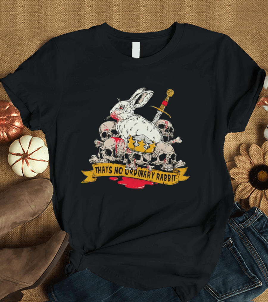 That's No Ordinary Rabbit Skulls Sword Crown T-Shirt