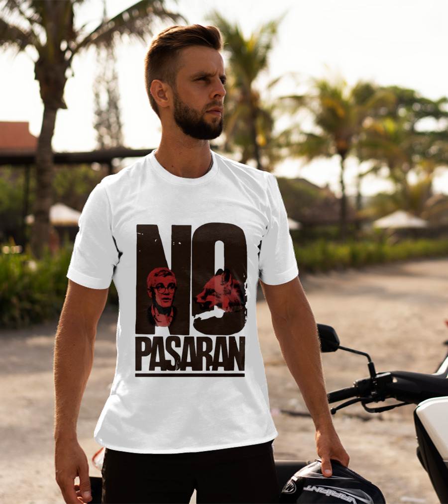No Pasaran Wolf And Man T-Shirt