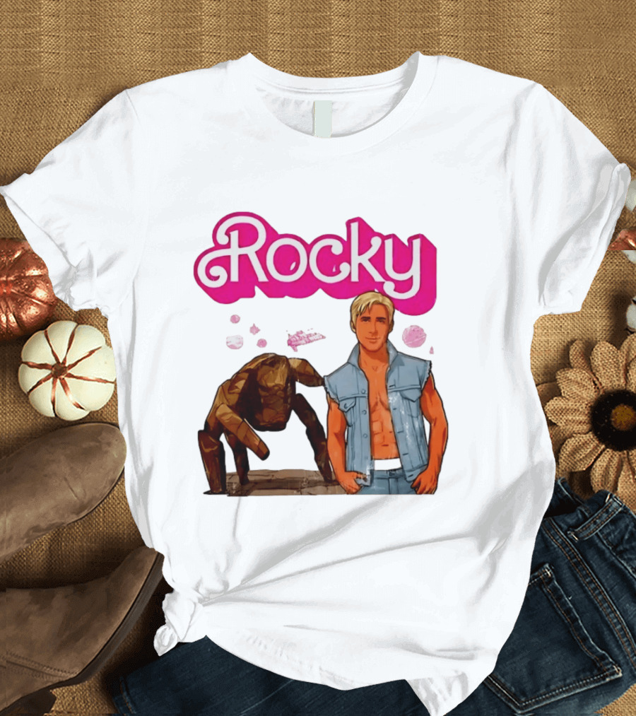 Rocky Project Hail Mary Barbie Mashup Ken Fashion T-Shirt