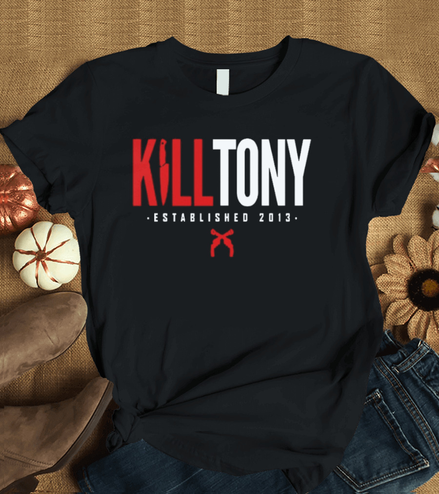 Kill Tony Established 2013 Knife Microphone T-Shirt