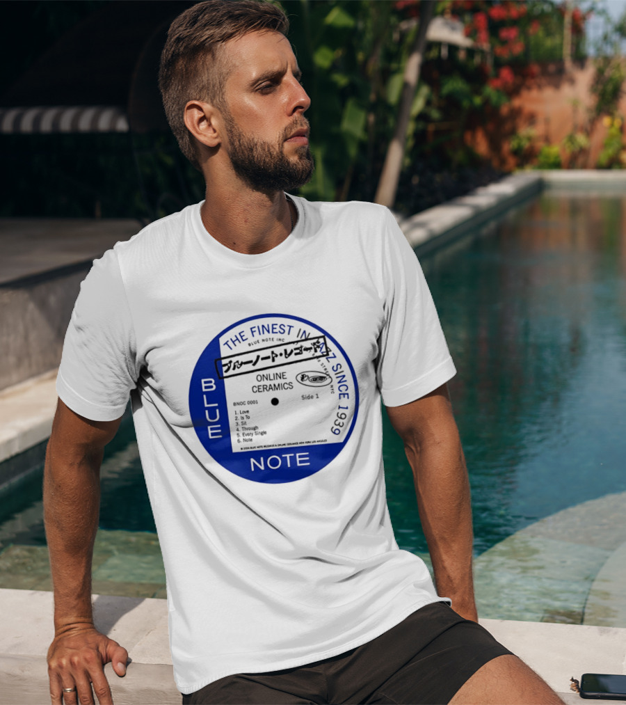 Online Ceramics Blue Note Jazz Collection 1939 Vintage Record T-Shirt