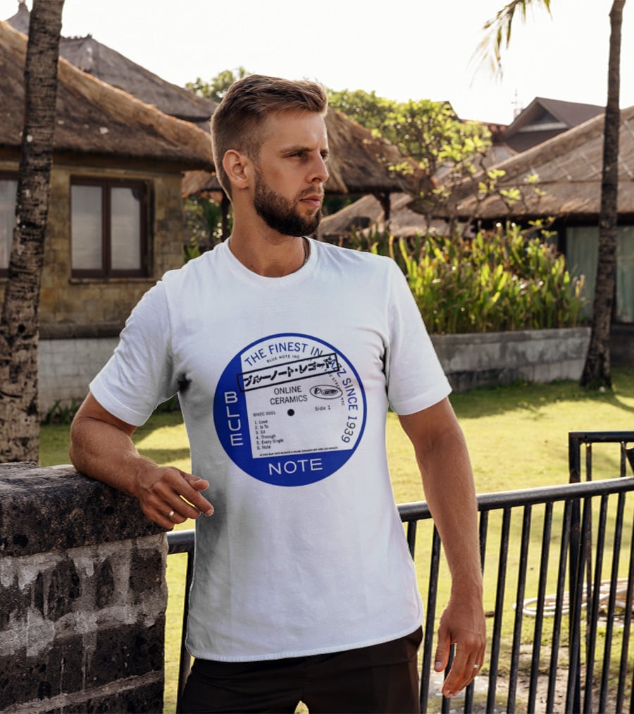 Online Ceramics Blue Note Jazz Collection 1939 Vintage Record T-Shirt