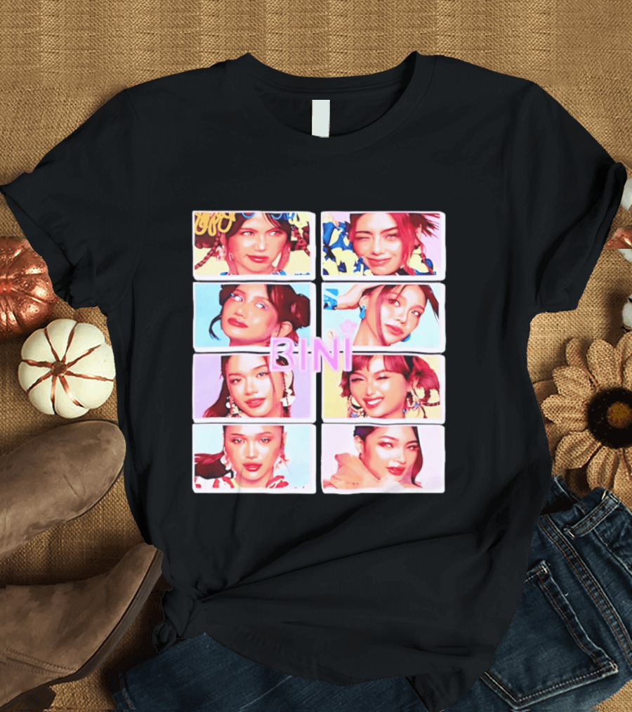 BINI Grid Style P Pop Group Philippines T-Shirt
