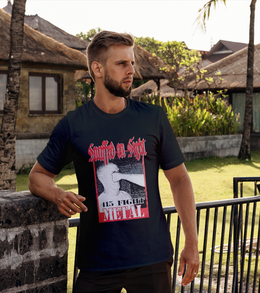 Snuffed On Sight 415 Fight Metal Face Punch T-Shirt
