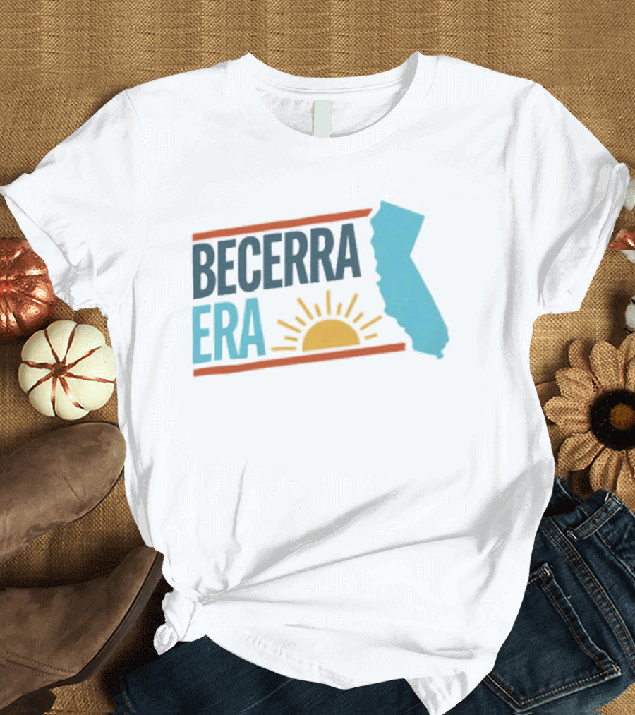 Becerra Era California 2026 Governor Campaign Sun State T-Shirt