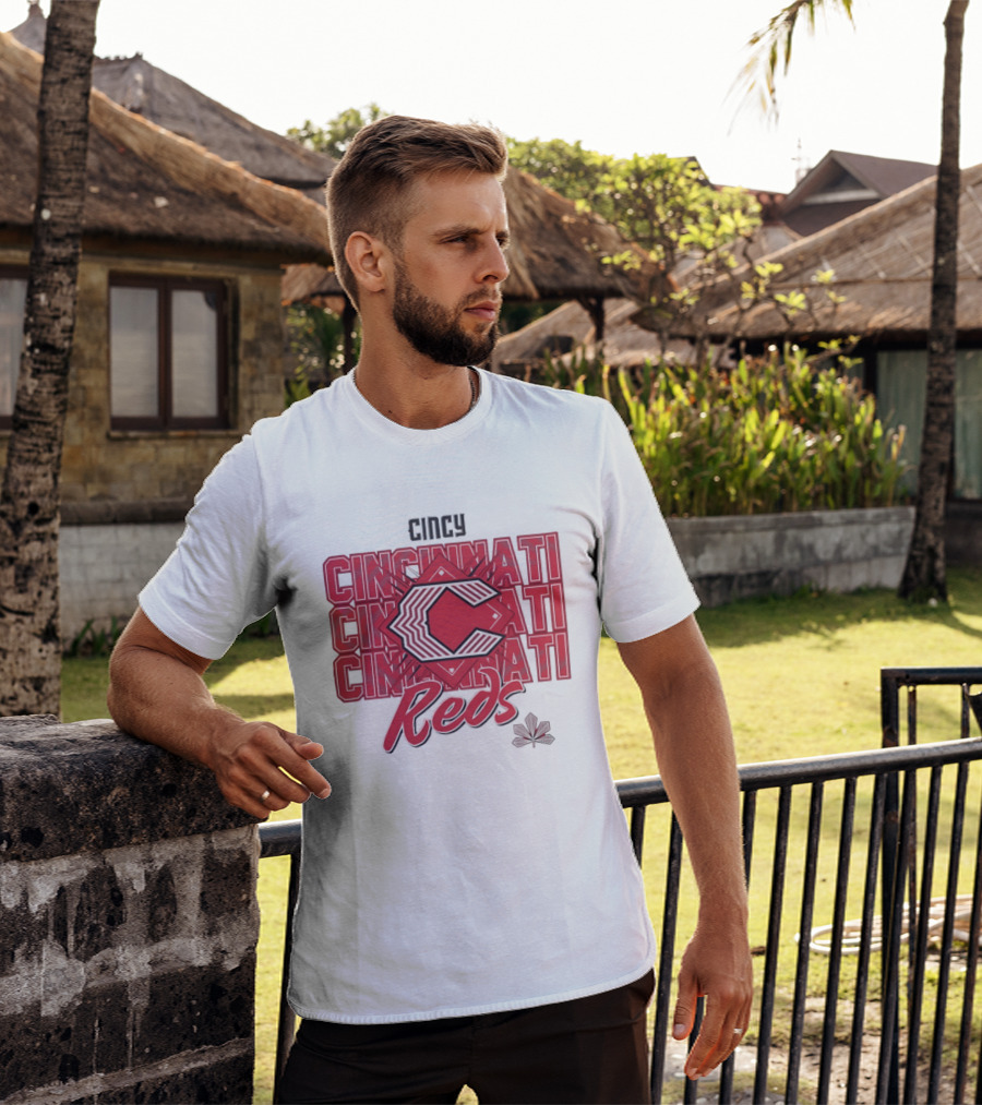 Cincinnati Reds Cincy 2026 City Connect Modern Layered T-Shirt