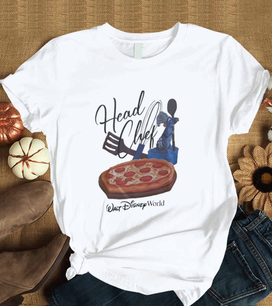 Head Chef Ratatouille Pizza Walt Disney World T-Shirt