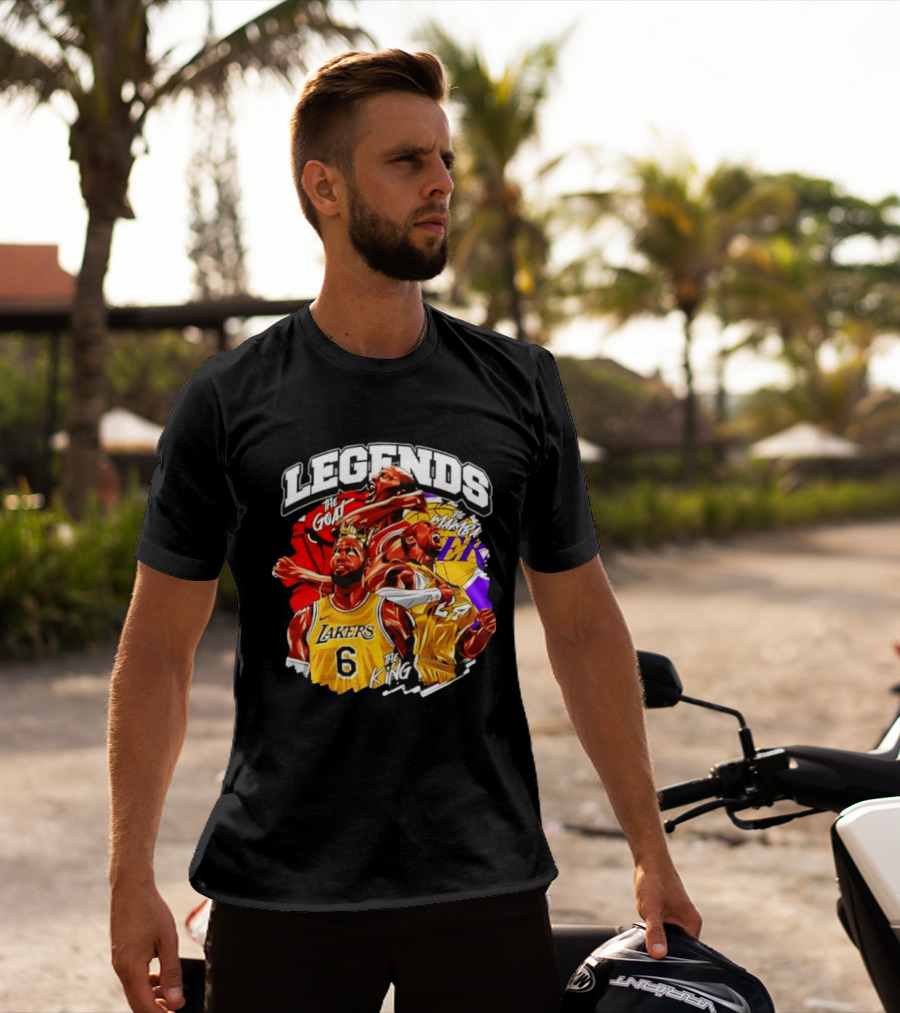 Legends The Goat Mamba King Lakers 24 6 T-Shirt