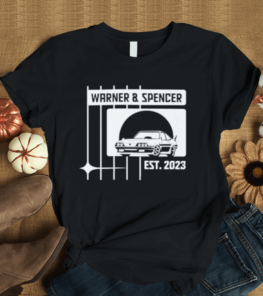 Warner And Spencer Est 2023 Classic Car T-Shirt