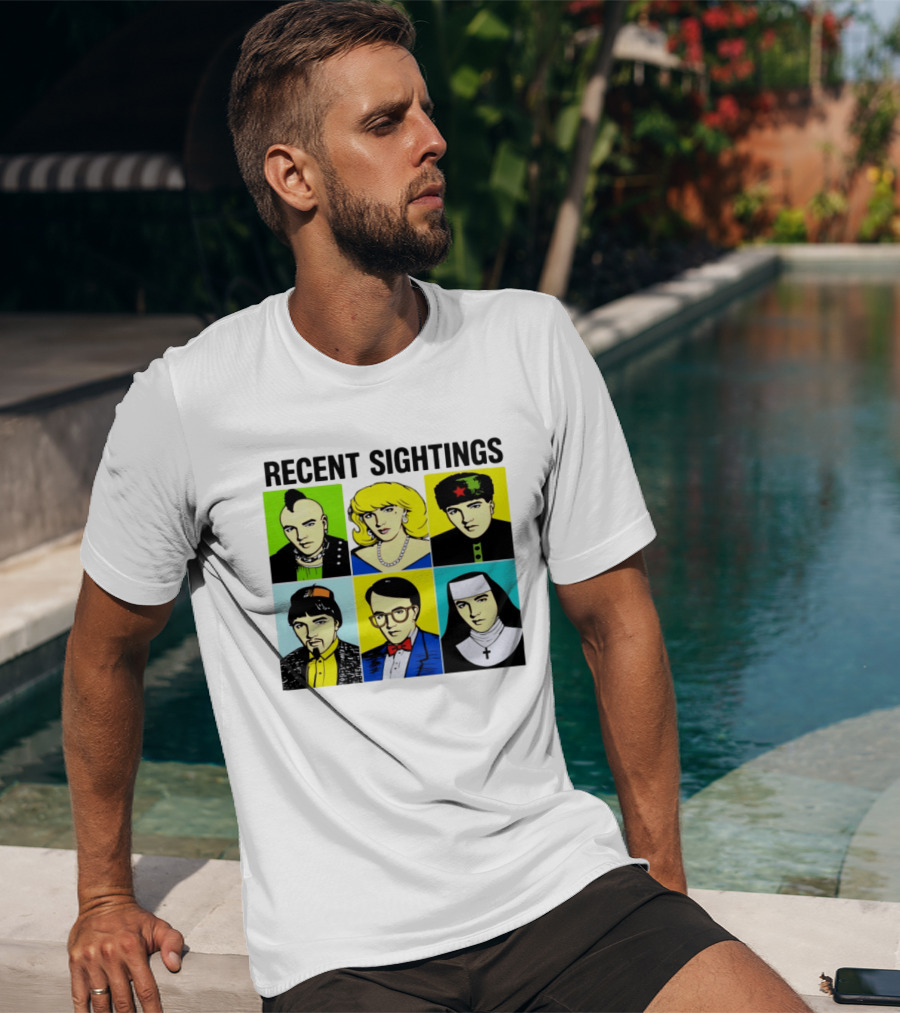 Recent Sightings Pop Art Icon Portraits T-Shirt