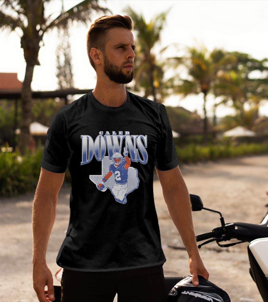 Caleb Downs Number 2 Texas Football Star Dallas Cowboys T-Shirt