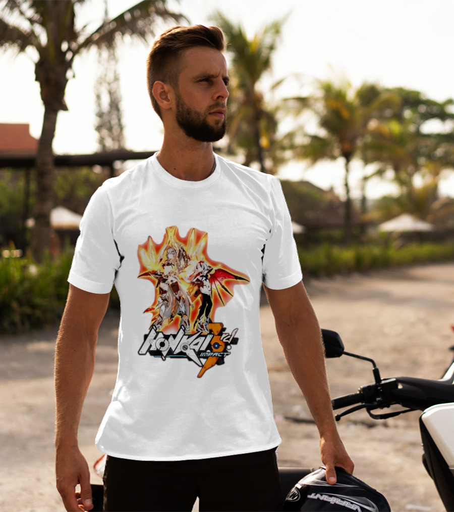Honkai Impact 3rd HoYoverse Flame Armor Characters T-Shirt