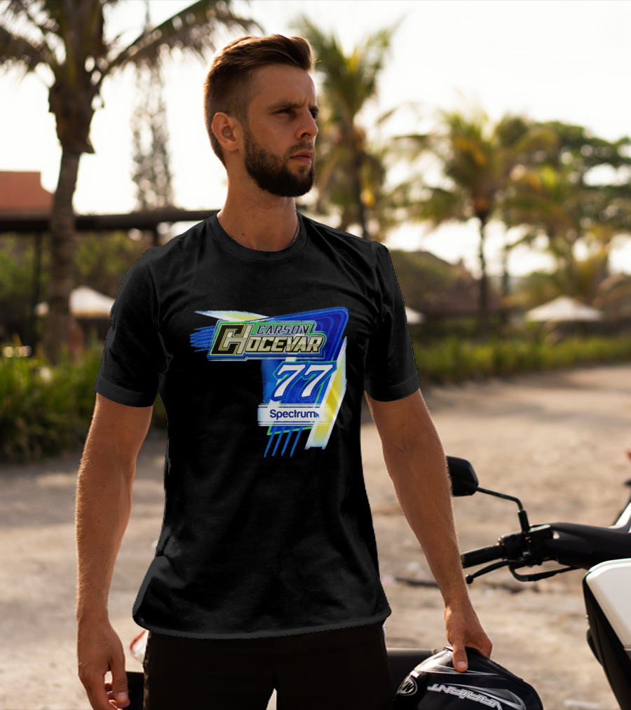 Carson Hocevar #77 Spectrum Racing Nascar T-Shirt