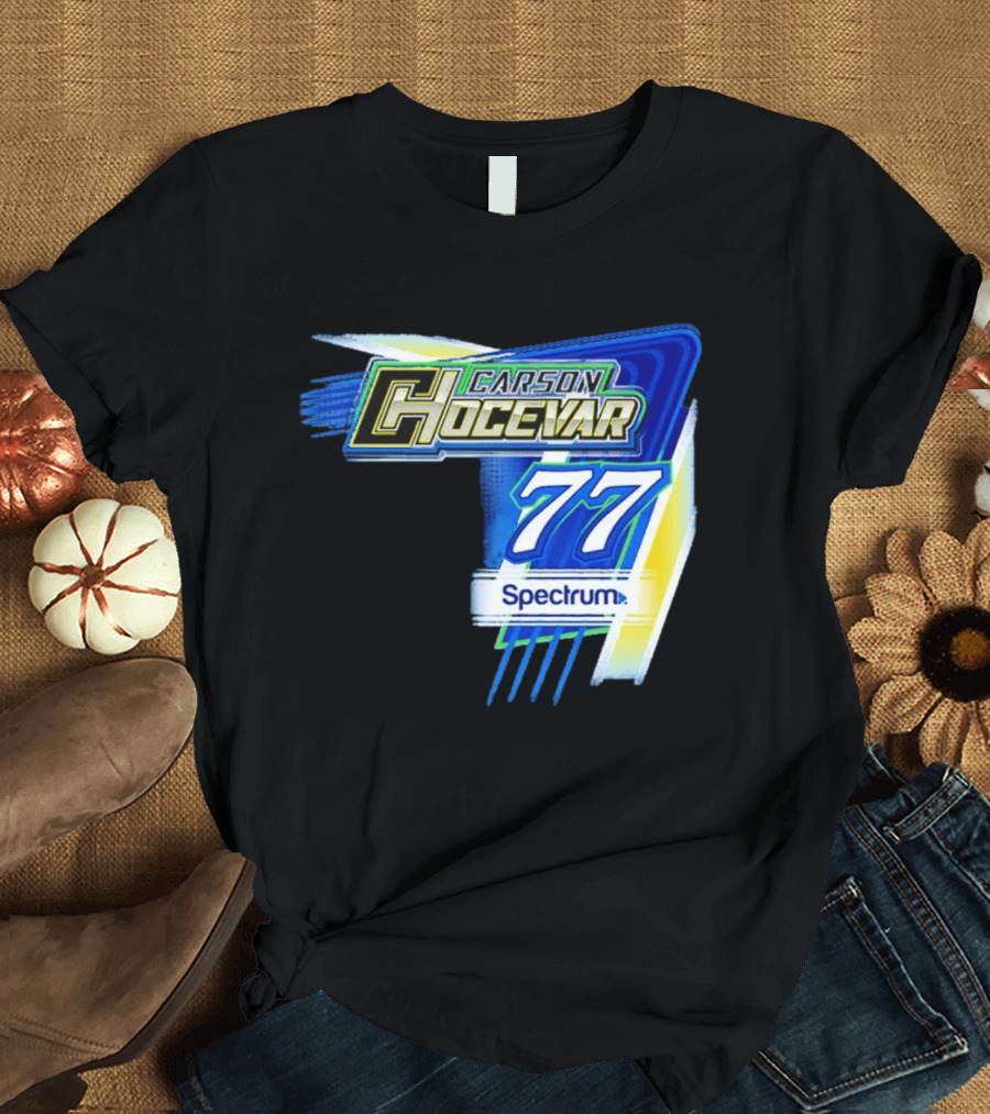 Carson Hocevar #77 Spectrum Racing Nascar T-Shirt