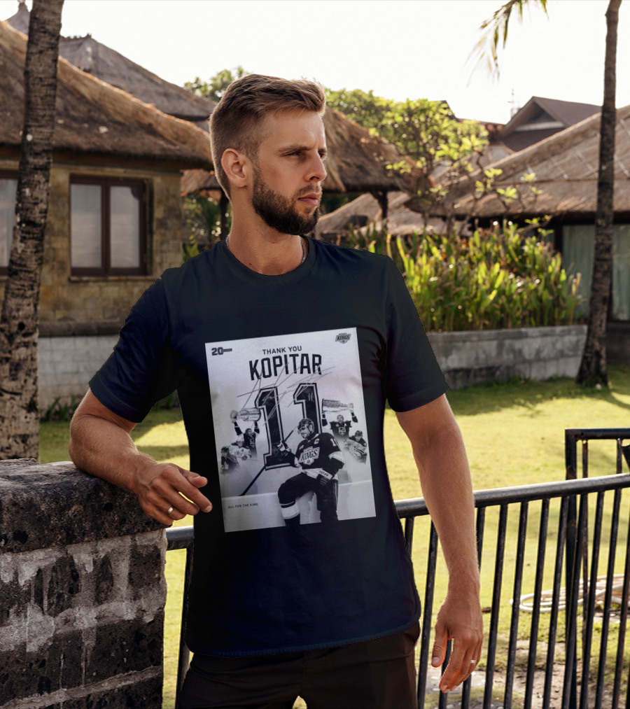 Thank You Kopitar 11 Los Angeles Kings All For The King 20 Seasons T-Shirt