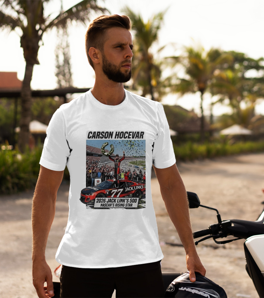Carson Hocevar Jack Link's 500 NASCAR's Rising Star 2026 T-Shirt