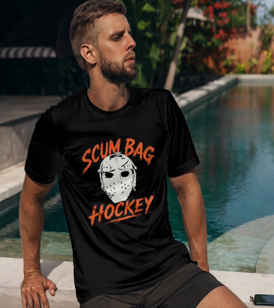 Scum Bag Hockey Jason Voorhees Mask Horror T-Shirt