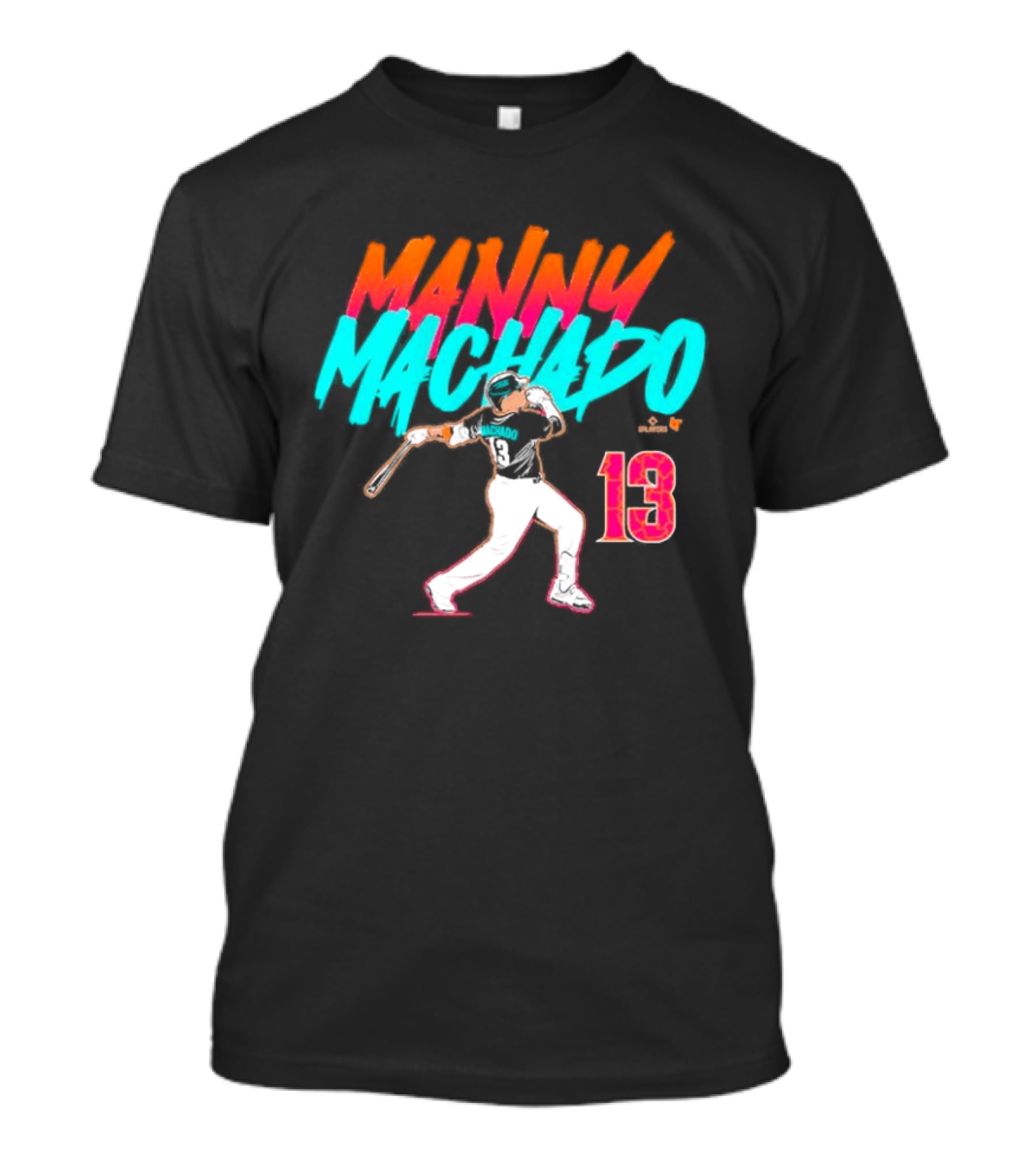Manny Machado 13 Slugger Swing City Edition T-Shirt