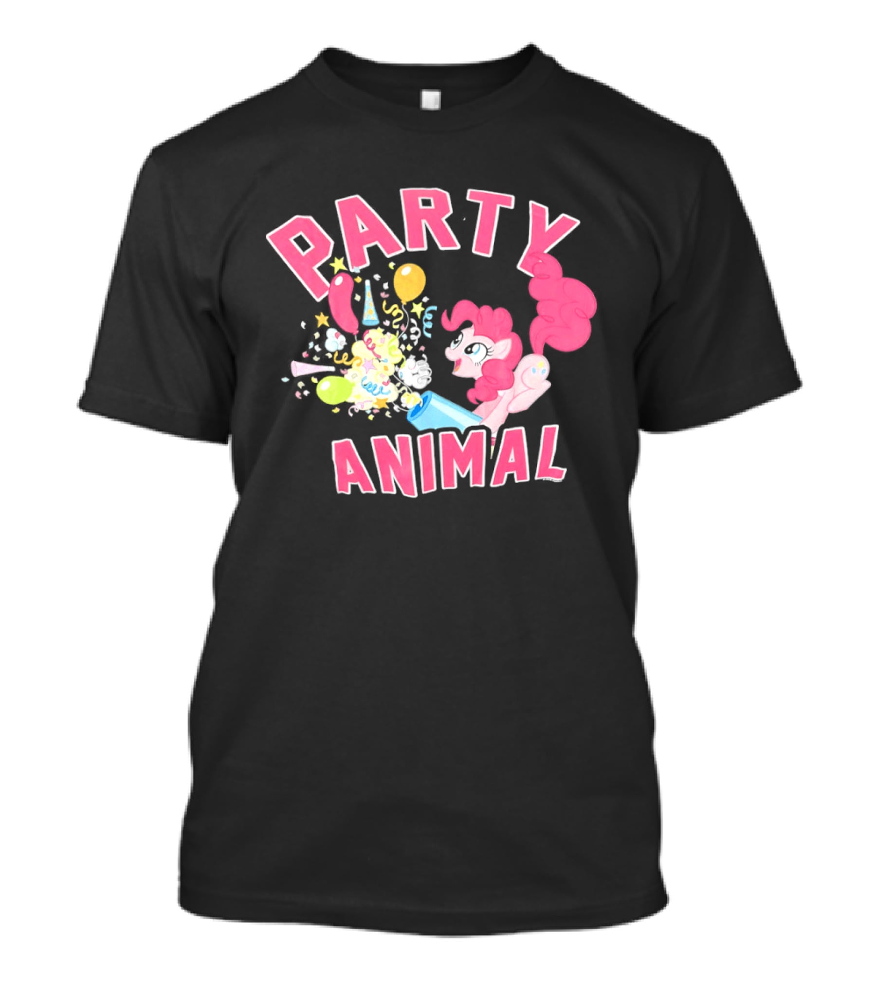 My Little Pony Party Animal Pinkie Pie Celebration Balloons Confetti T-Shirt