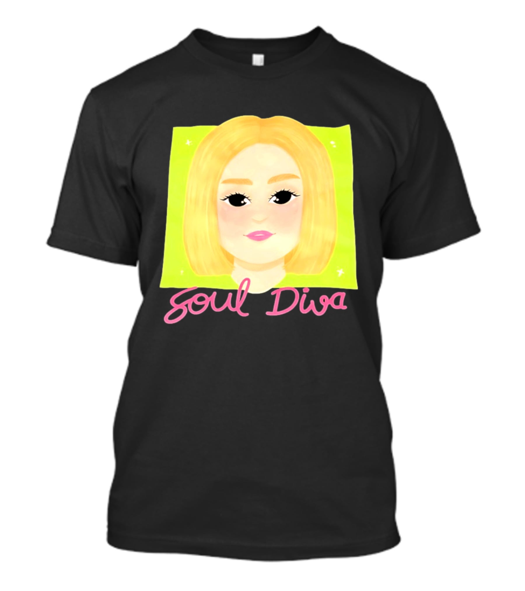 Soul Diva Blonde Cartoon T-Shirt