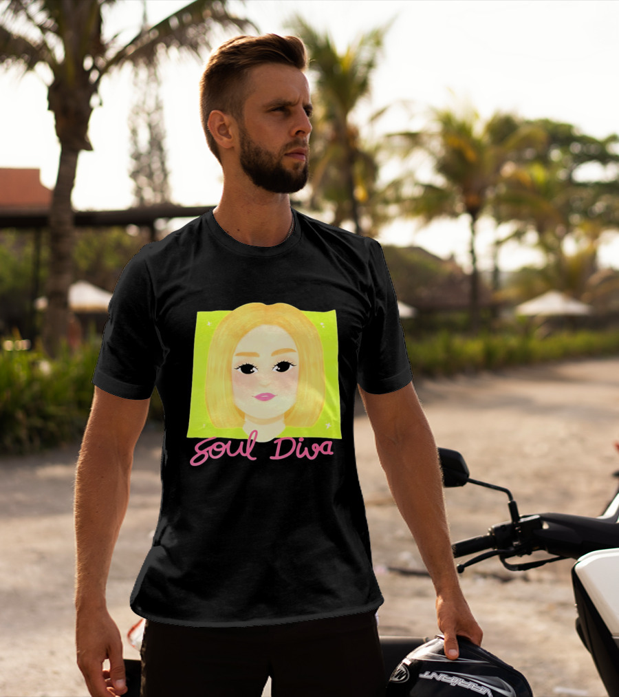 Soul Diva Blonde Cartoon T-Shirt